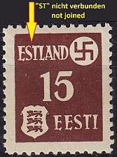 Buy ESTLAND ESTONIA [Besetzung] MiNr 0001 y E2 ( **/mnh ) [05] Plattenfehler