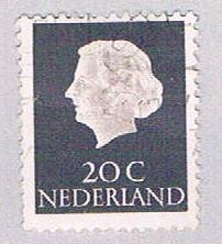 Buy Netherlands 347 Used Queen Juliana 1953 (BP32718)