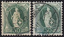 Buy SCHWEIZ SWITZERLAND [1899] MiNr 0069 C ( O/used ) [03] 2 Farben