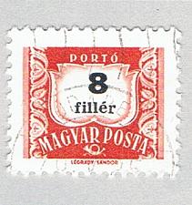 Buy Hungary Used Numeral 8 red (BP84511)