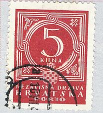 Buy Croatia J9 Used Number in Medal 1941 CV 1.00 (BP86021)