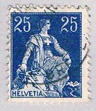 Buy Switzerland 133 Used Helvetia 1907 (BP53124)