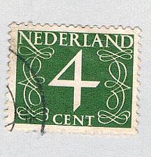 Buy Netherlands 285 Used Numeral 4 1 1946 (BP69638)