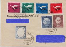 Buy GERMANY BUND [1954] MiNr 0205-08 ( Brief ) [01] u. weitere