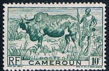Buy Cameroun 304 MLH Zebu and Herder 1946 (C0188)+