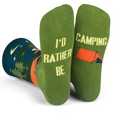 Buy I'd Rather Be - Funny Socks For Men & Women - Gifts For Golfing Hunting Campi...