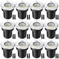 Buy LEDVIE LED Landscape Lights 12 Pack 7W Ground Lights 24 Connectors Low