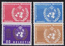 Buy SCHWEIZ SWITZERLAND [OMM/WMO] MiNr 0010-13 ( **/mnh )