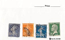 Buy France 4 different of 4 total stamps included (SC0_298)