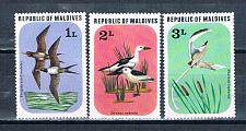 Buy Maldives 691-93 Unused Birds 1977 CV 1.10 (M0358)+