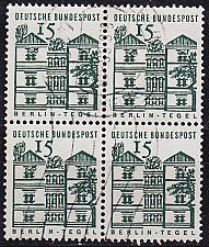 Buy GERMANY BUND [1964] MiNr 0455 4er ( O/used ) [02] Bauwerke