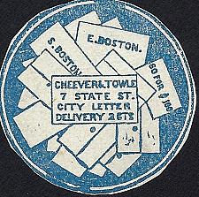 Buy US Scott #37L1 Local Stamp MNH VF 2 Cent 1849 Chever & Towle Boston Mass CV 600