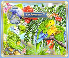 Buy Madagascar 2022 Sheet Parrots birds 1 value (TS0073)