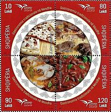Buy Albania Stamps 2020. Euromed postal: Gastronomy in the Mediterranean. Set MNH