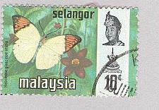Buy Malaysia Selangor 132 Butterflies Used 2 (BP98328)