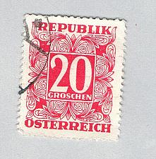 Buy Austria J238 Used Numeral 20 1951 (BP84219)