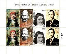 Buy Kosovo Stamps 2019. Army Heroes: Seferi, Polluzha, Shllaku, Thaçi. Sheet MNH