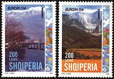 Buy Albania stamps 2004. CEPT Europa, Vacations, Holidays, Tourism. Set MNH