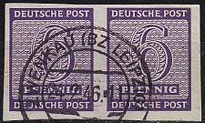 Buy GERMANY Alliiert SBZ [West-Sachsen] MiNr 0117 Y ( O/used ) [04] 2er