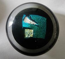 Buy Art glass paperweight signed