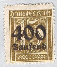 Buy Germany 273 Unused 400th on 15pf 2 1923 (G0694)+