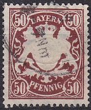 Buy GERMANY Bayern Bavaria [1890] MiNr 0063 y ( O/used )
