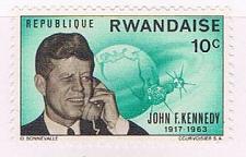 Buy Rwanda 130 Unused John F Kennedy 1965 (R0580)