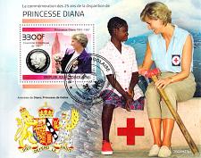 Buy Togo 2022 CTO Sheet Princess Diana Red Cross 1 value (TS0044)