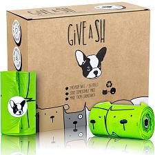 Buy 100% Certified Home Compostable Dog Poop Bags - 10% to Charity - ASTM D6400 &...