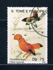 Buy Saint Thomas and Prince Is 1063 Used Pipra rupocole bird (GI0365)+
