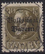 Buy GERMANY Bayern Bavaria [1919] MiNr 0124 A ( O/used )