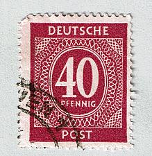 Buy Germany 568 Used Numeral 40pf 1944 (BP87337)
