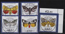 Buy GERMANY BUND [1992] MiNr 1602-06 ( O/used ) [02] Schmetterlinge