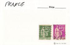 Buy France 2 different of 2 total stamps included (SC0_404)