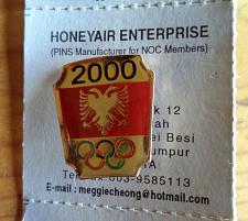 Buy Olympic Games Committee of Albania 2000 NOC Pin.