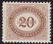 Buy ÖSTERREICH AUSTRIA [Porto] MiNr 0031 D ( **/mnh )