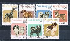 Buy Nicaragua 1632-38 Used set Dogs 1987 CV 1.95 (MV0121)
