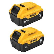 Buy DEWALT 20V MAX 5 Ah Lithium Ion Battery 2Pack DCB2052