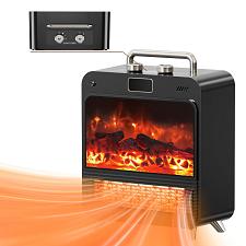 Buy Feculs 3IN1 Electric Fireplace Heater Portable Indoor Heaters