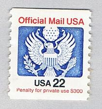 Buy US Official Mail 22c 1 (AP137335)