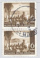 Buy Croatia Croatia 40 Dubrovnik Castle 1941 Used V Pair 1 (BP91601)