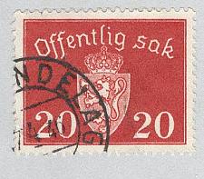 Buy Norway O37 Coat of Arms Used (BP93425)