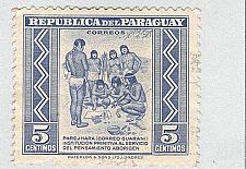 Buy Paraguay 437 Primitive Postal Service Used 2 (BP97827)