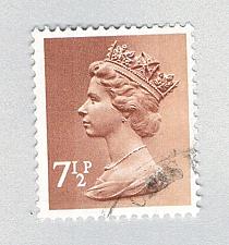 Buy Great Britain MH63 Used QEII chocolate 7.5p 2 1971 (BP72418)