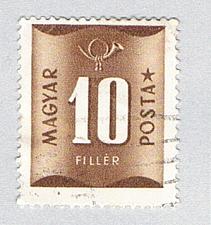 Buy Hungary Used Numeral 10 brown (BP84521)