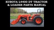 Buy KUBOTA L4400 TRACTOR PARTS MANUALS - 340pg for L3400DT DT LA703 Service & Repair