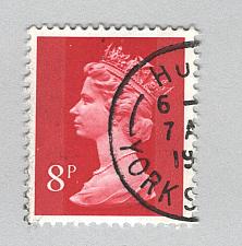 Buy Great Britain Used Queen Elizabeth red 8 (BP86921)