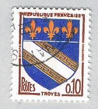 Buy France 1041 Used Arms of Troyes 1 1962 (BP58028)