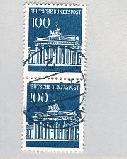 Buy Germany 956 Used pair Brandenburg Gate 1966 CV 1.20 (BP5478)