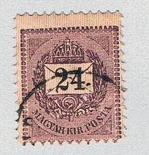 Buy Hungary 44a Used Numeral 24 1888 CV 200.00 (BP82326)